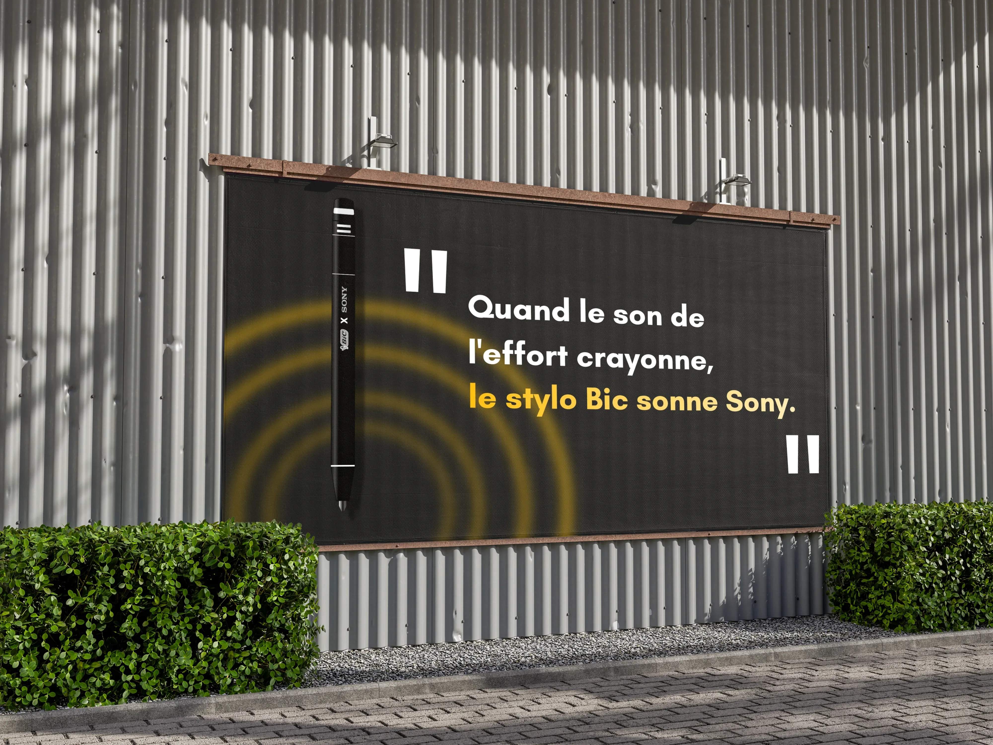 Sony × Bic — Concept produit
