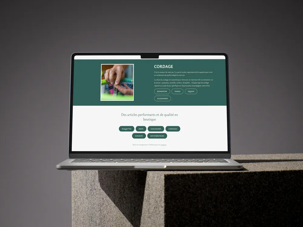 Gilbert Tennis — Refonte WordPress