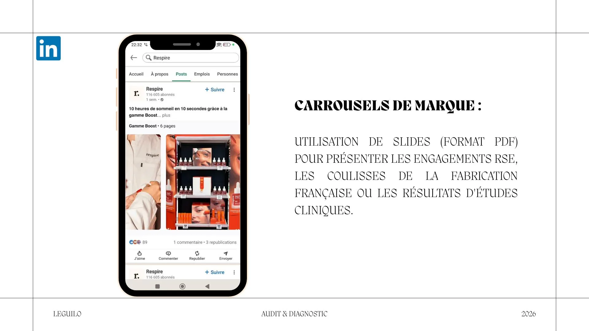 Respire — Stratégie de contenu