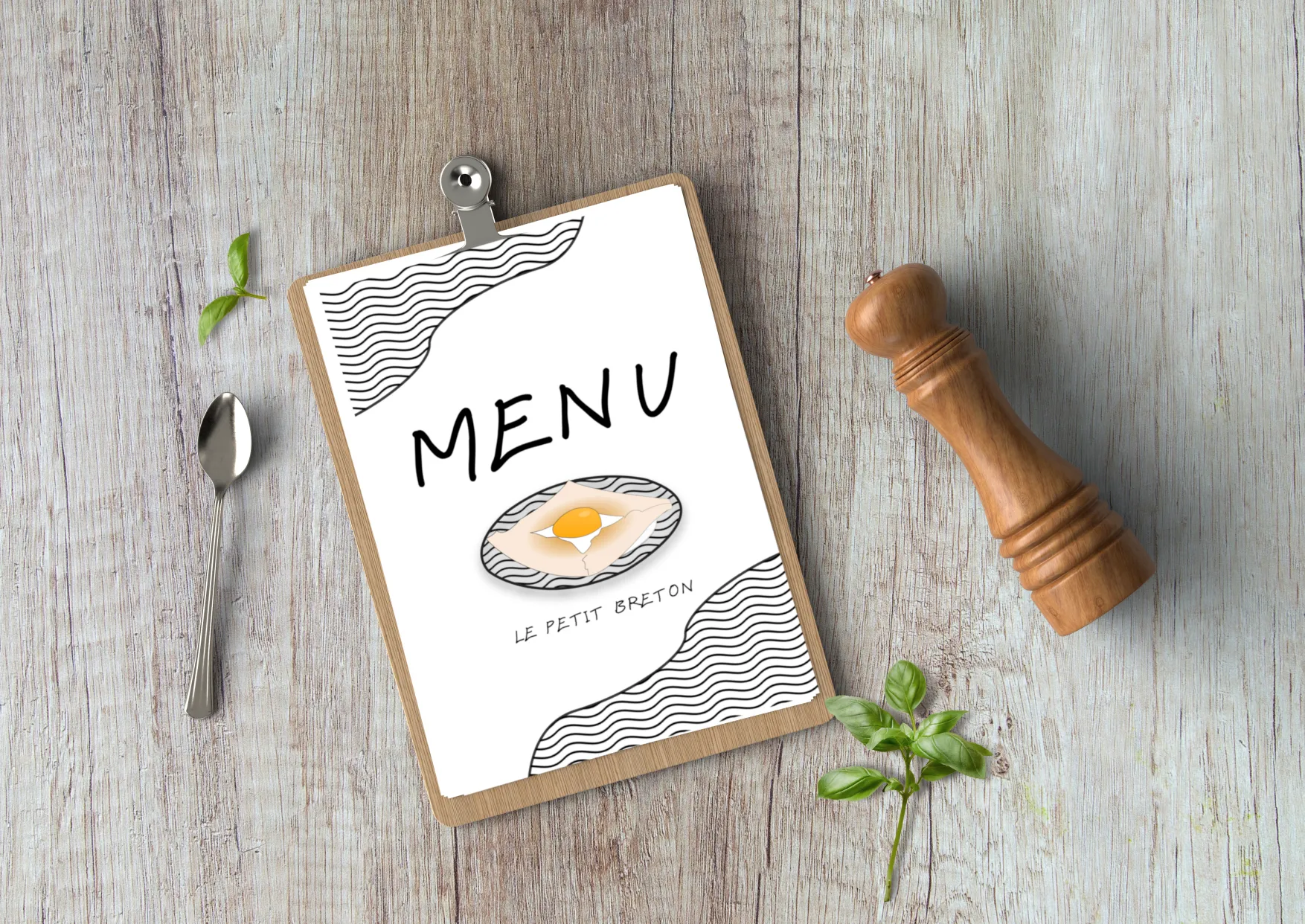 Restaurant breton — Identité visuelle